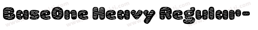 BaseOne Heavy Regular字体转换